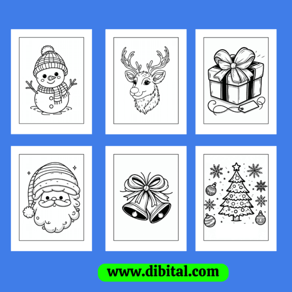 Christmas coloring pages