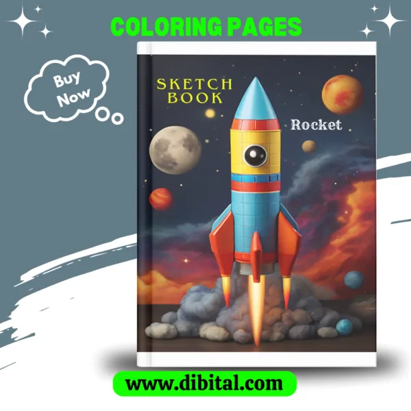 toy rocket coloring pages