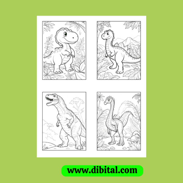 Dinosaur Coloring Pages
