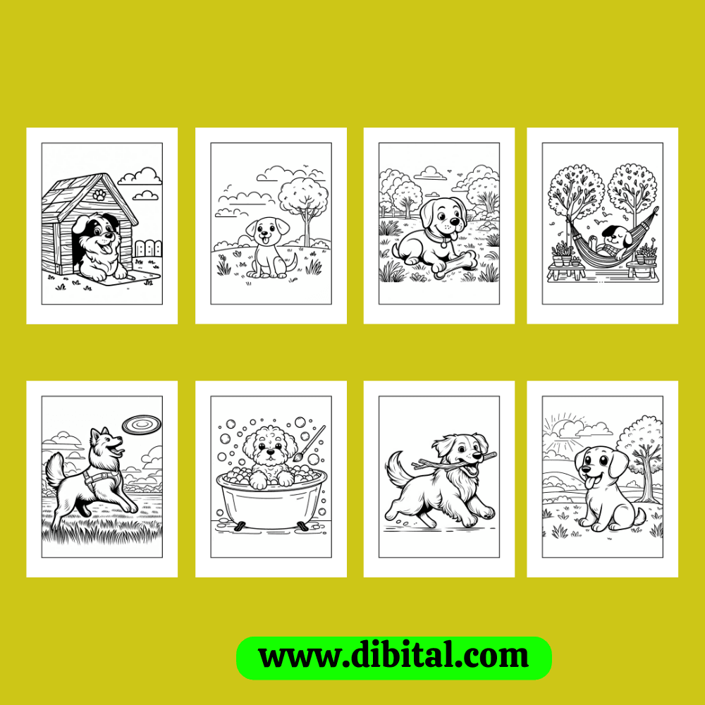 Dog coloring pages
