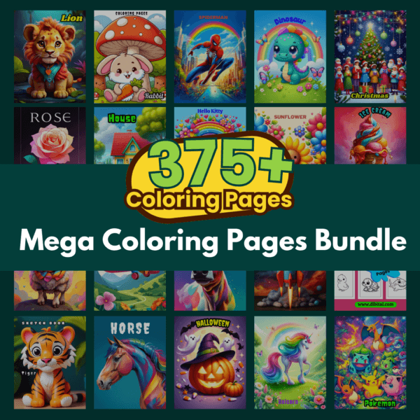 375+ Coloring Pages Bundle