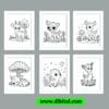 Deer Coloring Sheet