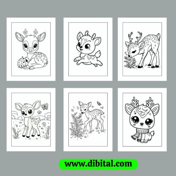 Deer Coloring Pages