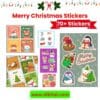 Merry Christmas Stickers