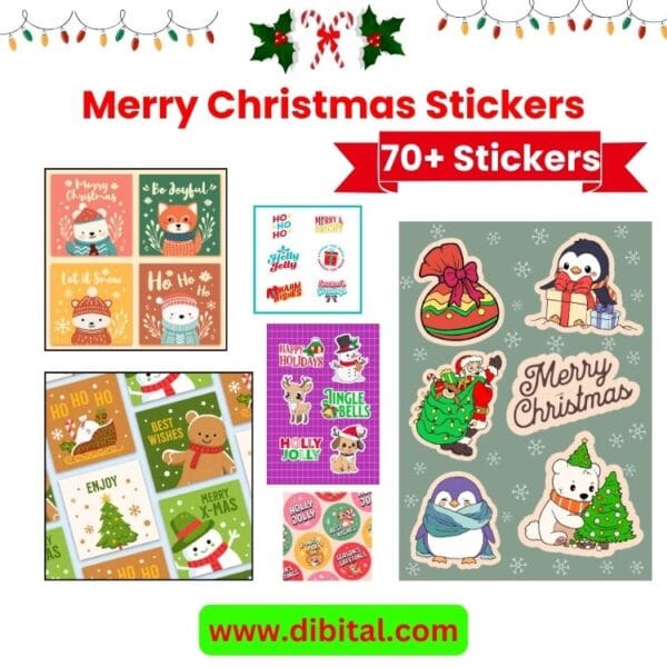 Merry Christmas Stickers