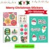 Merry Christmas Stickers bundle
