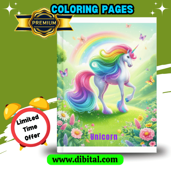 Unicorn Coloring Book