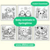 Baby Animals in Springtime main mock
