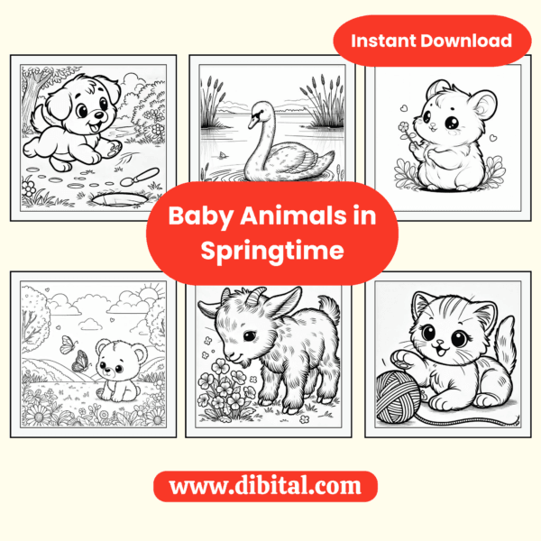 Baby Animals in Springtime main mock 2