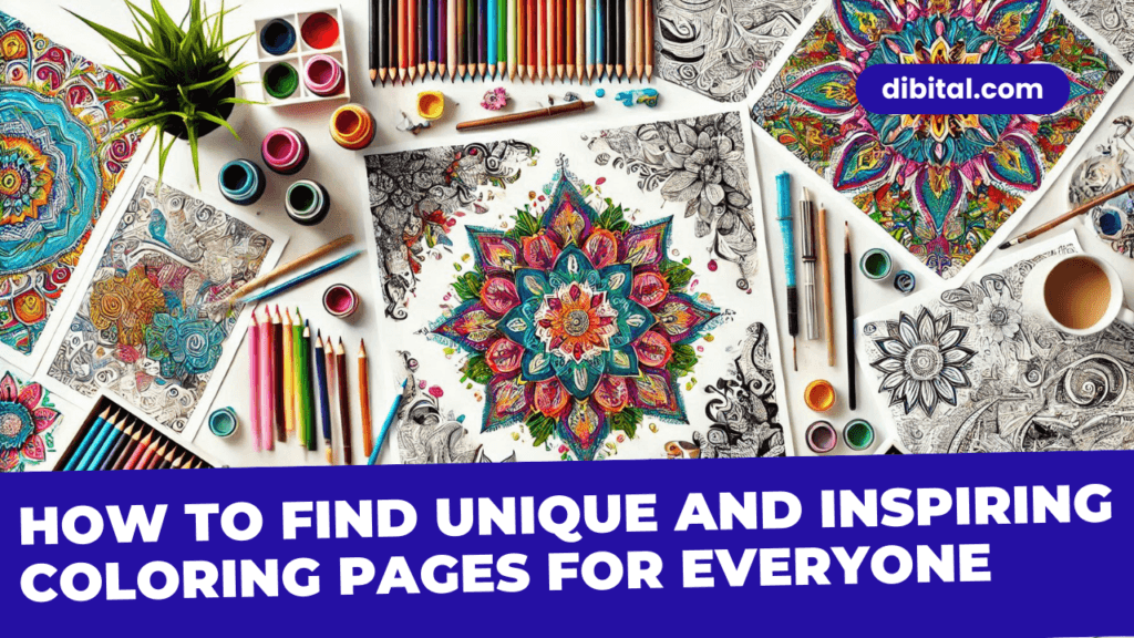 How to Find Unique and Inspiring Coloring Pages for Adults and Kids