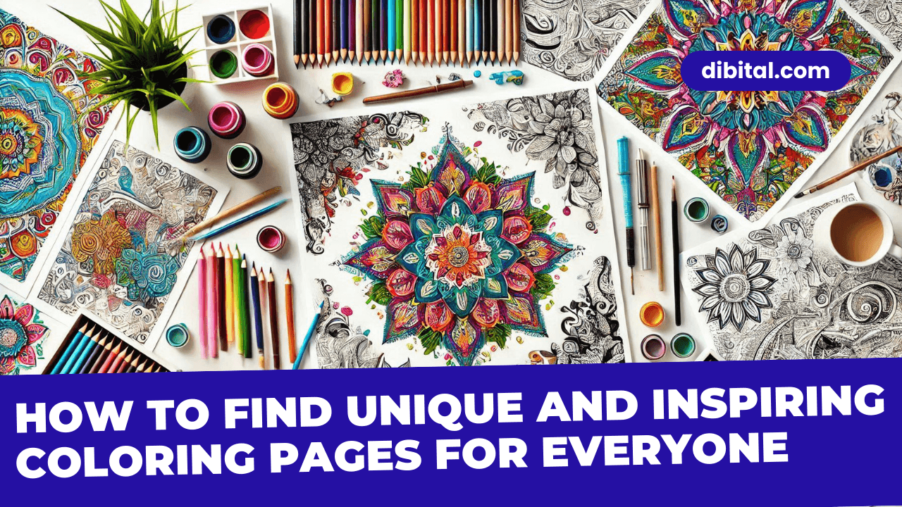 How to Find Unique and Inspiring Coloring Pages for Adults and Kids