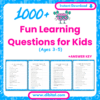1000+ Fun Learning Questions for Kids (Ages 3-5) – Math, Science & More! 2025