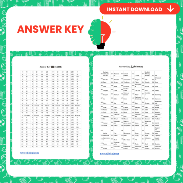 1200+ Learning Questions for Kids (Ages 6-8) – Fun & Educational PDF Mock 4
