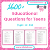 1600+ Educational Questions for Teens (Ages 13-16) – Challenging PDF Quiz Book Main Mock
