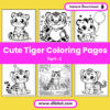 25 Cute Tiger Coloring Pages – Printable Fun for All Ages (Part 1) Mock 1