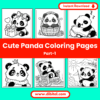 30 Cute Panda Coloring Pages – Printable Fun for All Ages (Part 1) Mock 2