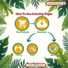 How to use Jungle Safari Coloring Pages