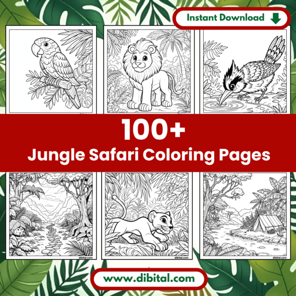 Jungle Safari Coloring Adventure Main mock 2