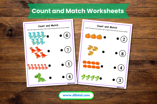 75 Pages of Beginning Math – Printable Early Learning Activities for Kids Primary mock 2