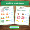 75 Pages of Beginning Math – Printable Early Learning Activities for Kids Primary mock 3