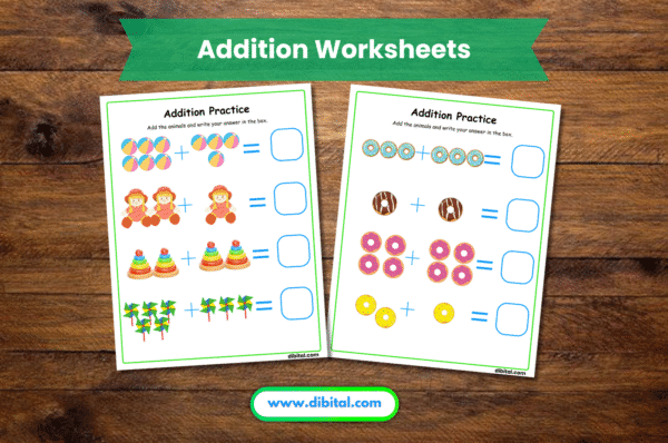 75 Pages of Beginning Math – Printable Early Learning Activities for Kids Primary mock 3