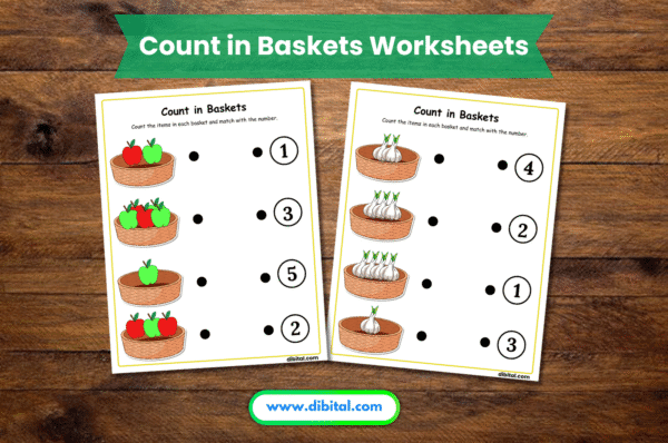 75 Pages of Beginning Math – Printable Early Learning Activities for Kids Primary mock 5
