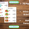 75 Pages of Beginning Math – Printable Early Learning Activities for Kids Primary mock 6