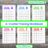 A to Z Letter Tracing Workbook – 26 Fun Printable Pages Mock 1