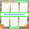 Bee Maze Adventure – Printable Maze Game for Kids Ages 5–8 Mock 2