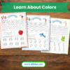 Color and Learn Activity Book – 50 Pages of Fun for Kids Mock 1