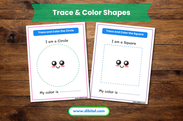 Color and Learn Activity Book – 50 Pages of Fun for Kids Mock 7