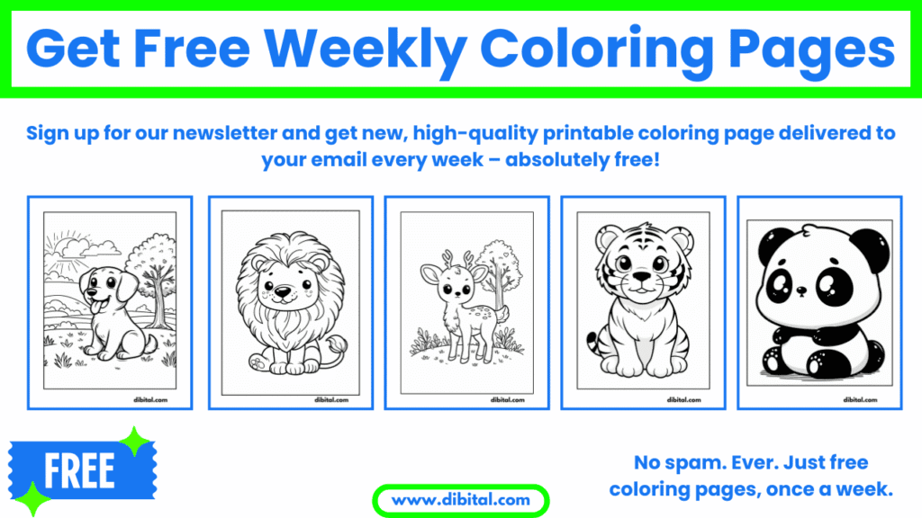 Free Weekly Coloring Pages