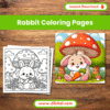 Rabbit Color Sheet – 10 Printable Bunny Coloring Pages Main Mock