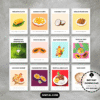 Tropical Food Wall Art Set – 12 Main Mock