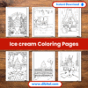 Summer Ice Cream Coloring Pages Mock 1