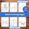 Beach Coloring Pages – 35 Printable Sheets mock 1